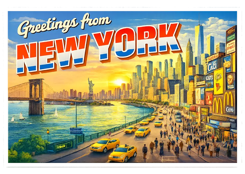 Carte postale New York